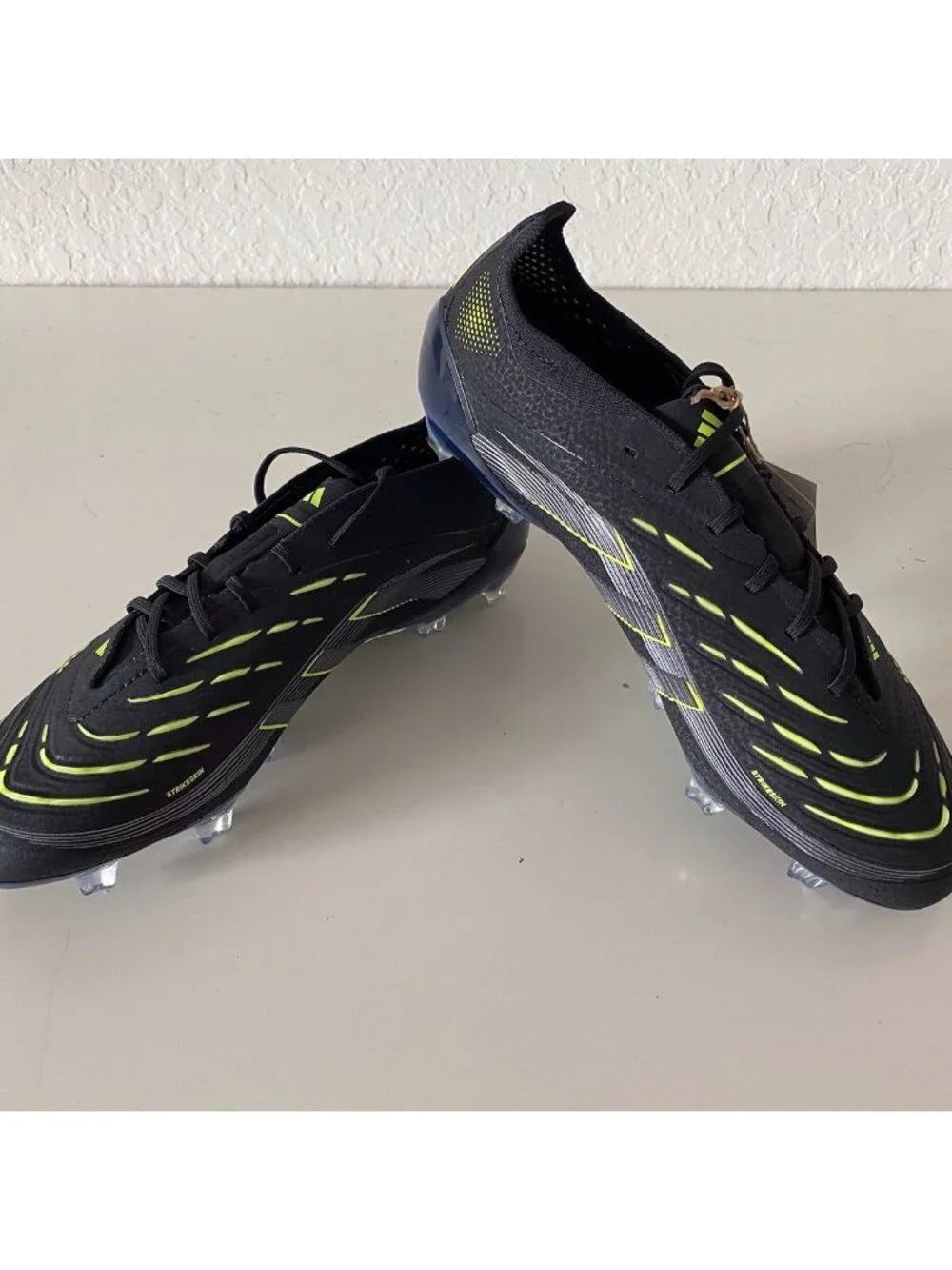adidas Predator Elite FG Soccer Cleats JI1085 Electric Stealth Pack Men's Sz 6.5